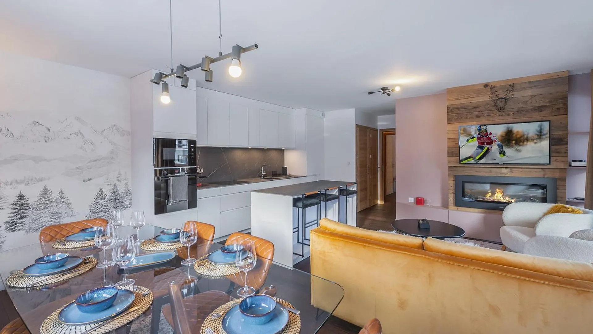 Chic Appartement Alpin A Megeve Avec Balcon Et Parking Couvert - Fr-1-569-74